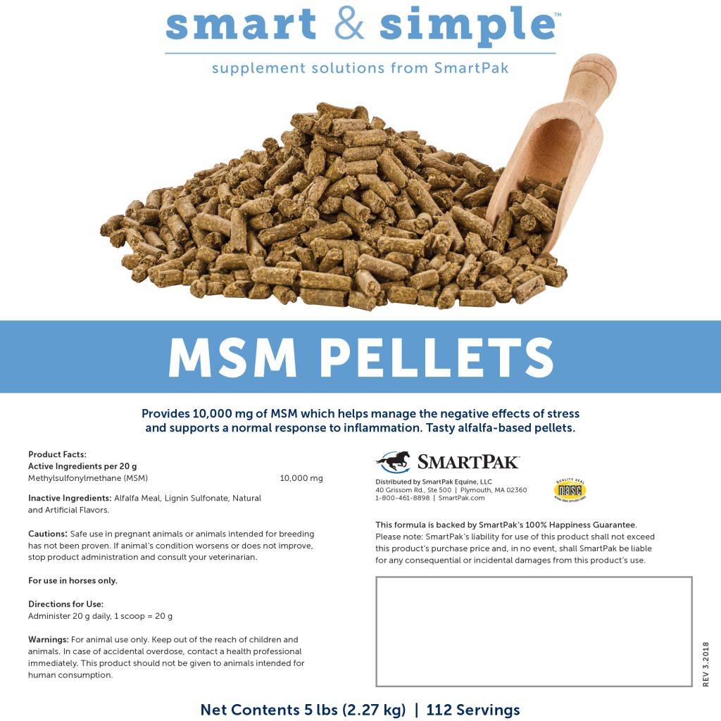14588 Msm Pellets Label 5lb